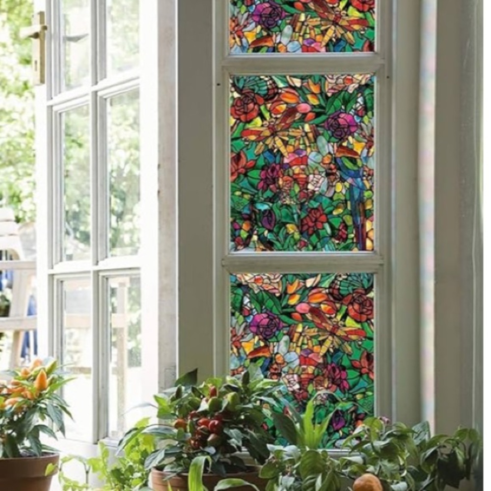 Stained Glass Window Film - Multicolor